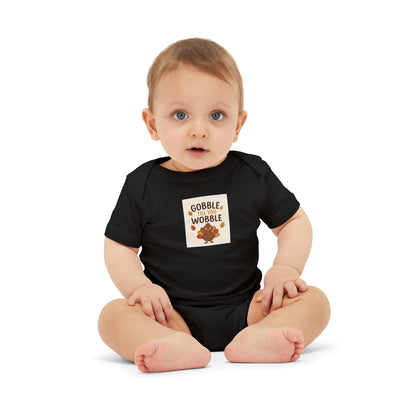 Infant Jersey One Piece Body Suit - Gobble Tell You Wobble