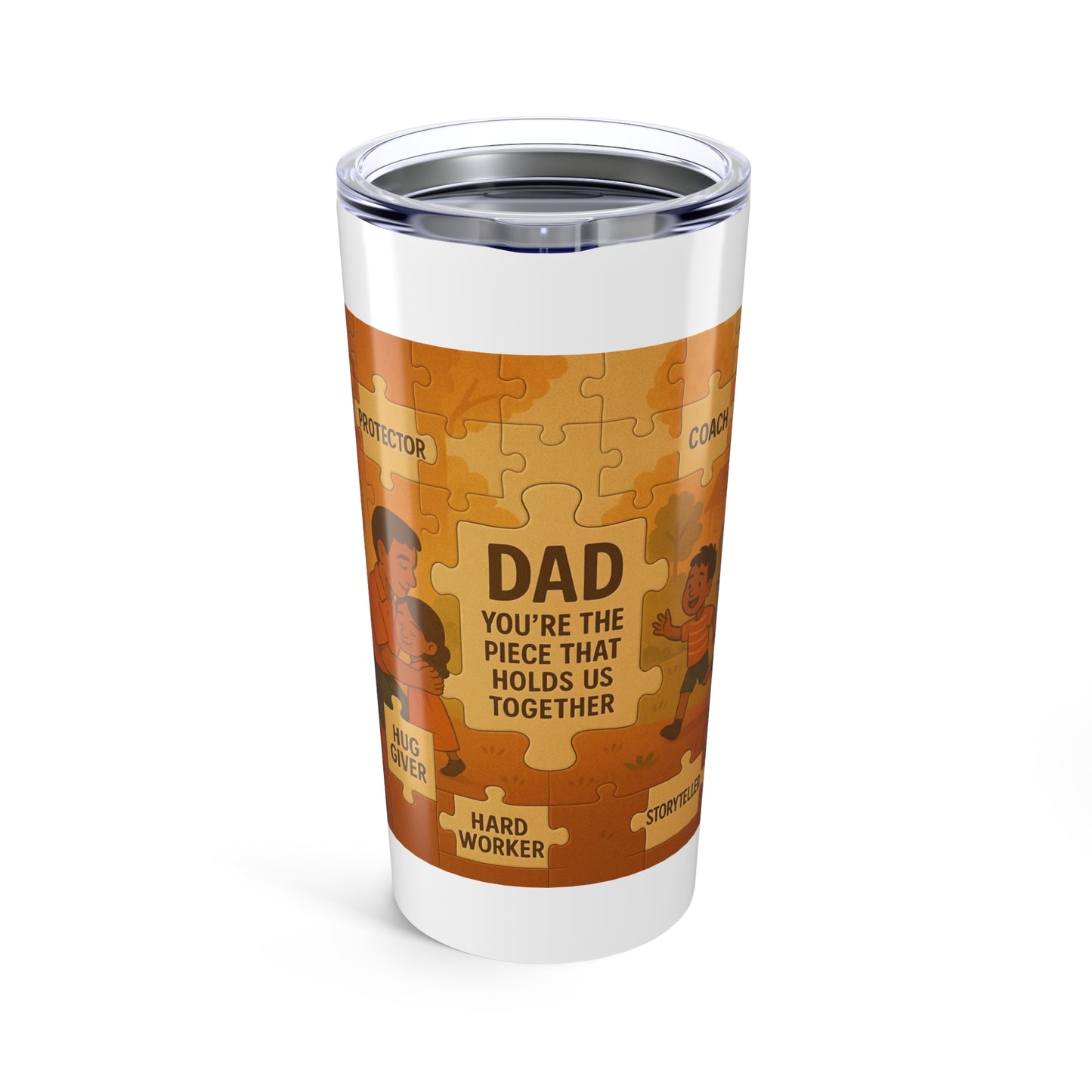 Puzzle Piece Tumbler - Father's Day