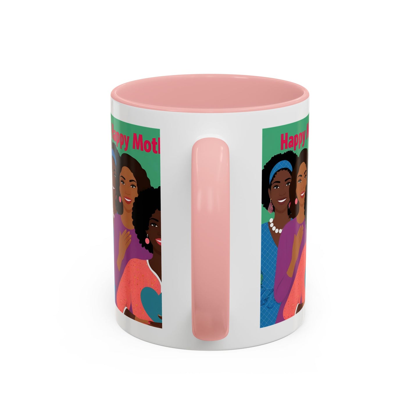 Coffee Mug – Pink Floral Accent