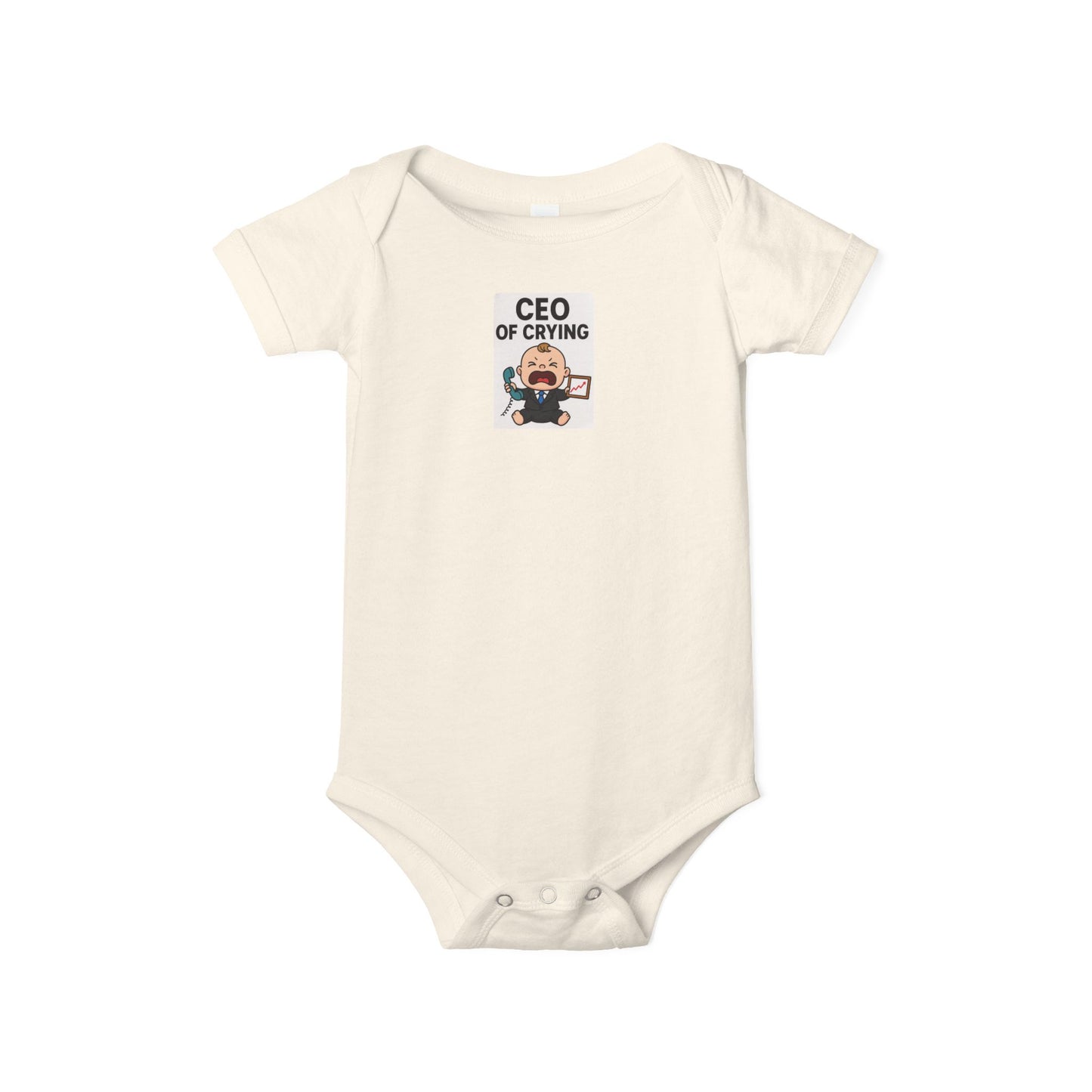 Infant Jersey One Piece Body Suit - CEO of Crying