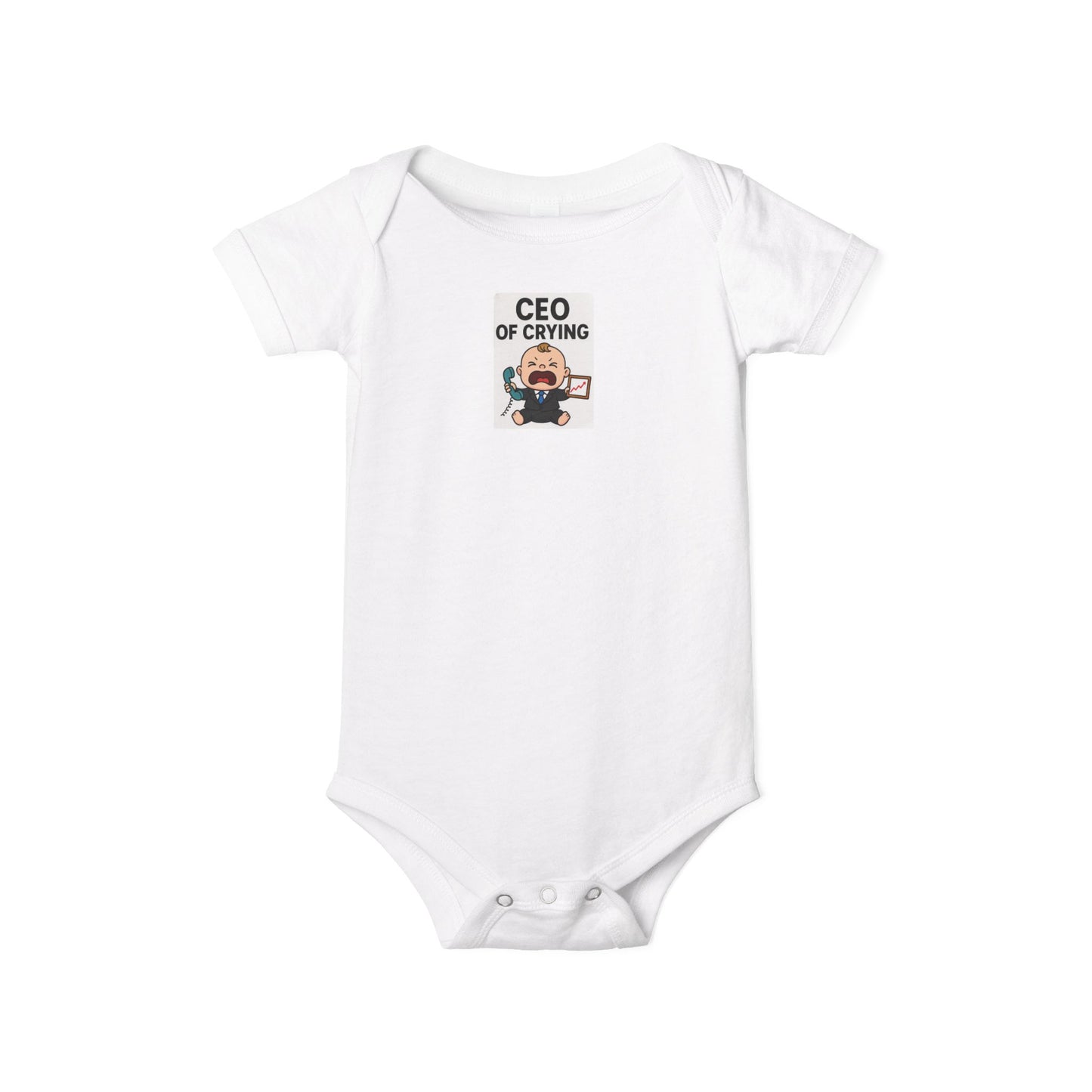Infant Jersey One Piece Body Suit - CEO of Crying