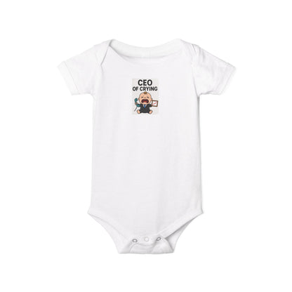 Infant Jersey One Piece Body Suit - CEO of Crying