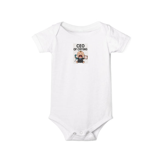 Infant Jersey One Piece Body Suit - CEO of Crying
