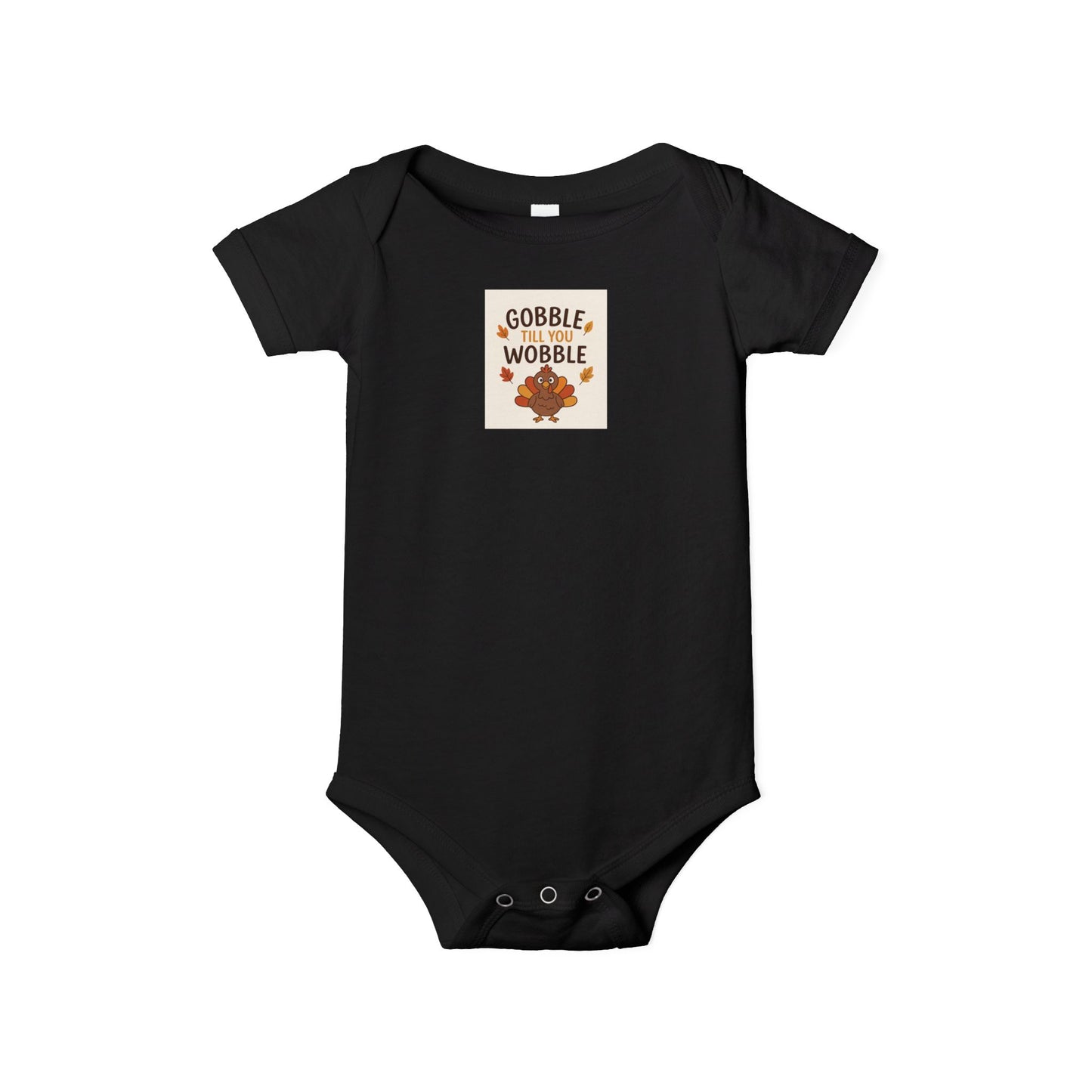 Infant Jersey One Piece Body Suit - Gobble Tell You Wobble