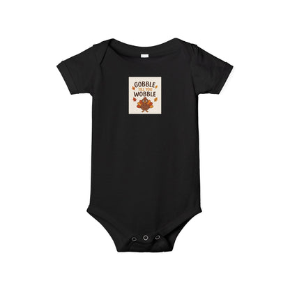 Infant Jersey One Piece Body Suit - Gobble Tell You Wobble