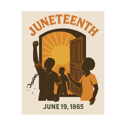 Matte Vertical Poster - Juneteenth