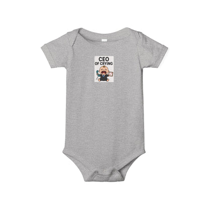 Infant Jersey One Piece Body Suit - CEO of Crying