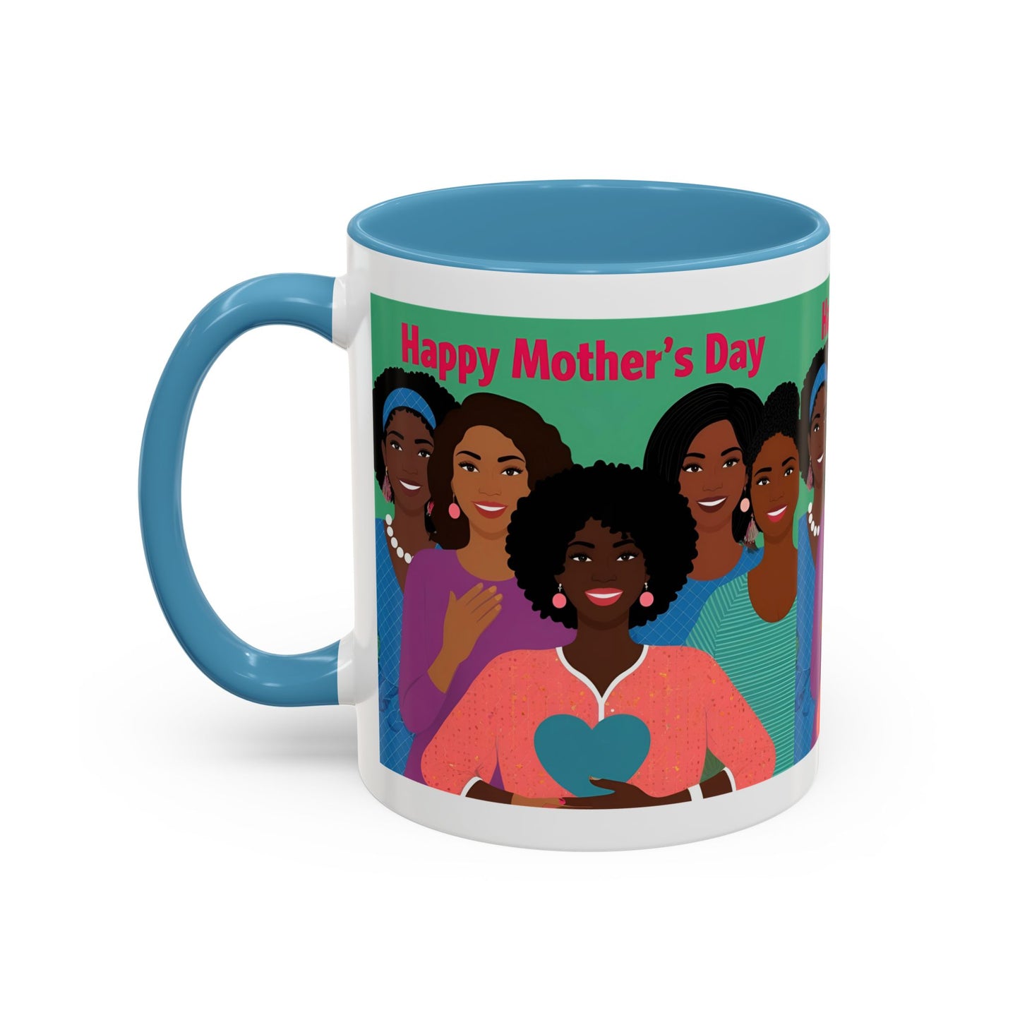 Coffee Mug – Pink Floral Accent