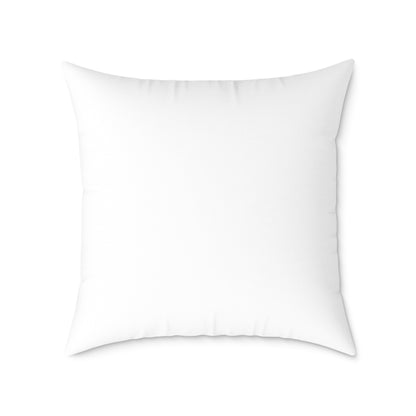 Square Poly Canvas Pillow - Grateful Hearts