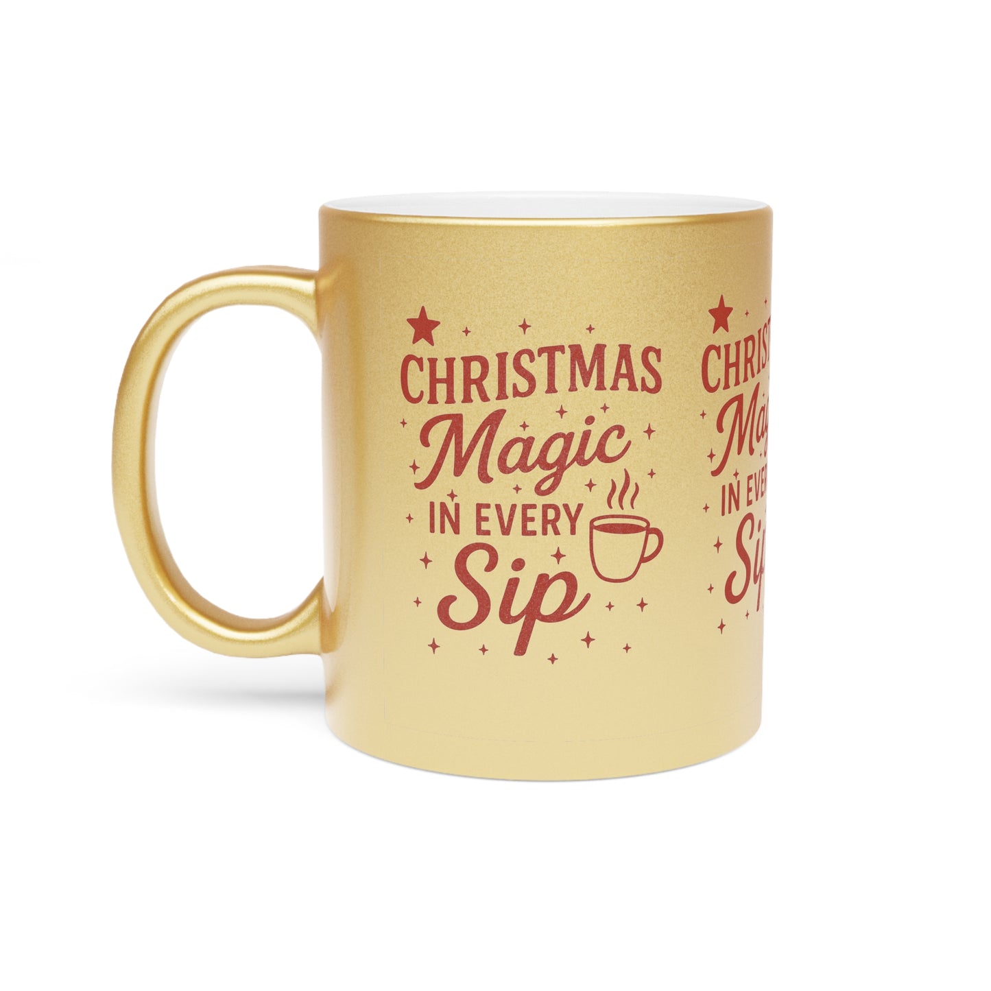 Metallic Christmas Magic Mug