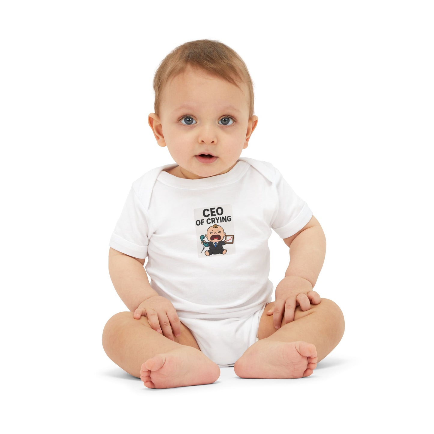 Infant Jersey One Piece Body Suit - CEO of Crying