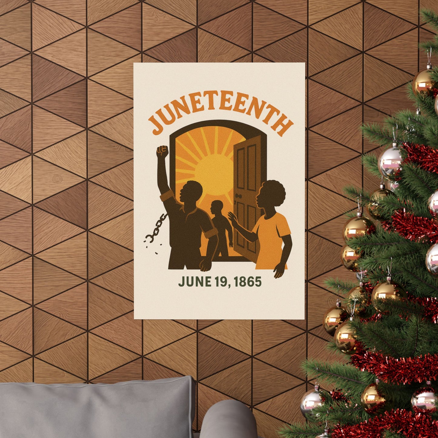 Matte Vertical Poster - Juneteenth