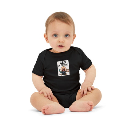 Infant Jersey One Piece Body Suit - CEO of Crying