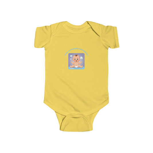 Infant Fine Jersey Bodysuit – Sarcastic & Funny Baby Quote Design